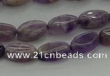 CNA1035 15.5 inches 6*10mm oval dogtooth amethyst beads wholesale