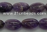 CNA1037 15.5 inches 10*14mm oval dogtooth amethyst beads wholesale