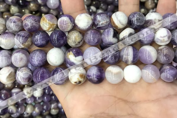 CNA1085 15.5 inches 12mm round dogtooth amethyst beads wholesale