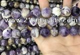 CNA1087 15.5 inches 16mm round dogtooth amethyst beads wholesale