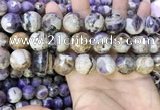 CNA1093 15.5 inches 18mm faceted round dogtooth amethyst beads