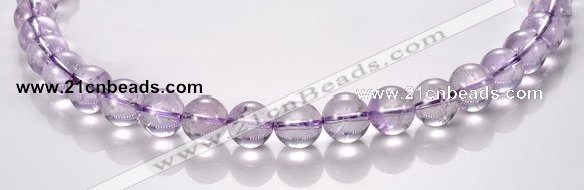 CNA11 10mm round A- grade natural amethyst beads Wholesale