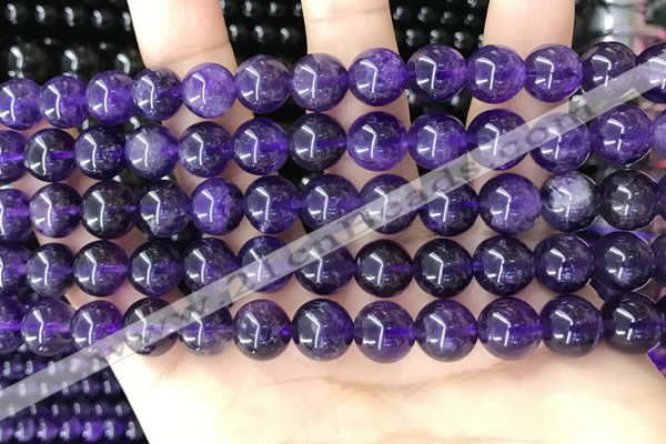 CNA1138 15.5 inches 10mm round amethyst gemstone beads wholesale