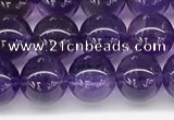 CNA1151 15.5 inches 6mm round natural amethyst gemstone beads