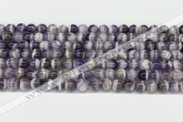 CNA1155 15.5 inches 6mm round natural dogtooth amethyst beads