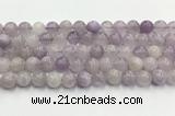 CNA1223 15.5 inches 12mm round lavender amethyst gemstone beads wholesale