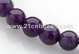 CNA13 15 inch 6mm round natural amethyst quartz beads Wholesale