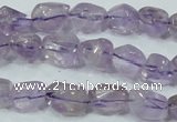 CNA201 15.5 inches 10*14mm faceted nugget natural amethyst beads