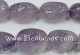 CNA203 15.5 inches 14*20mm nugget natural amethyst beads