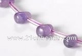 CNA23 6*9mm teardrop A+ grade natural amethyst beads Wholesale