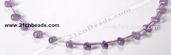 CNA23 6*9mm teardrop A+ grade natural amethyst beads Wholesale