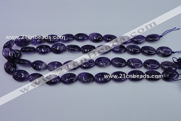 CNA276 15.5 inches 13*18mm oval natural amethyst beads wholesale