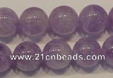 CNA303 15.5 inches 14mm round natural lavender amethyst beads