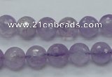 CNA311 15.5 inches 10mm faceted round natural lavender amethyst beads