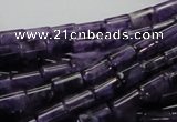 CNA34 15.5 inches 6*10mm column grade A natural amethyst beads