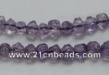 CNA39 15.5 inches 6*9mm pig-shaped grade A natural amethyst beads