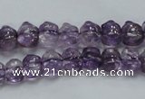 CNA40 15.5 inches 8*11mm pig-shaped grade A natural amethyst beads