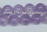 CNA405 15.5 inches 16mm round natural lavender amethyst beads