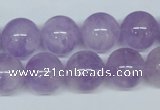 CNA406 15.5 inches 18mm round natural lavender amethyst beads