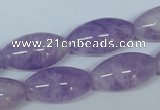 CNA413 15.5 inches 12*22mm rice natural lavender amethyst beads