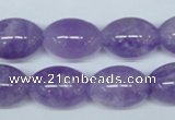 CNA414 15.5 inches 13*18mm rice natural lavender amethyst beads