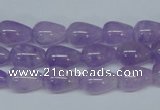 CNA416 15.5 inches 8*12mm teardrop natural lavender amethyst beads