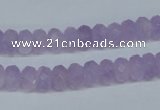 CNA427 4*8mm faceted rondelle natural lavender amethyst beads