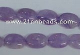 CNA445 15.5 inches 12*16mm oval natural lavender amethyst beads