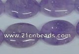 CNA450 15.5 inches 22*30mm oval natural lavender amethyst beads