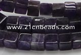 CNA46 15.5 inches 8*8*8mm cube grade A natural amethyst beads