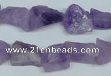 CNA468 15.5 inches 13*15mm nugget natural lavender amethyst beads