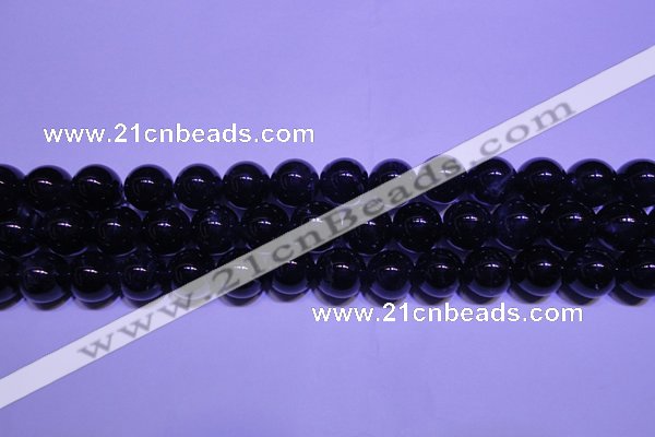 CNA551 15.5 inches 6mm round A grade natural dark amethyst beads