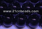 CNA552 15.5 inches 8mm round A grade natural dark amethyst beads