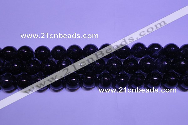 CNA553 15.5 inches 10mm round A grade natural dark amethyst beads