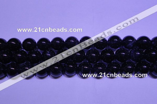 CNA554 15.5 inches 12mm round A grade natural dark amethyst beads