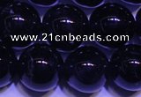 CNA563 15.5 inches 10mm round AA grade natural dark amethyst beads