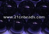 CNA564 15.5 inches 12mm round AA grade natural dark amethyst beads