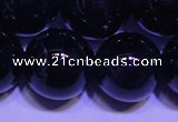 CNA566 15.5 inches 16mm round AA grade natural dark amethyst beads