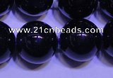 CNA574 15.5 inches 12mm round AAA grade natural dark amethyst beads