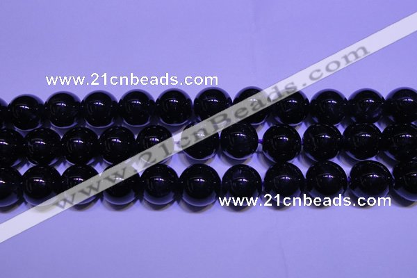 CNA574 15.5 inches 12mm round AAA grade natural dark amethyst beads