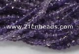 CNA59 15.5 inches 3*5mm faceted rondelle grade A natural amethyst beads