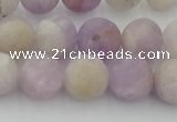 CNA673 15.5 inches 10mm round matte lavender amethyst beads