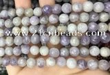 CNA687 15.5 inches 8mm faceted round lavender amethyst beads