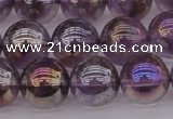 CNA704 15.5 inches 12mm round AB-color amethyst gemstone beads