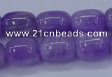 CNA716 15.5 inches 10*14mm drum lavender amethyst beads