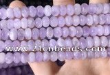 CNA781 15.5 inches 6*8mm rondelle lavender amethyst beads