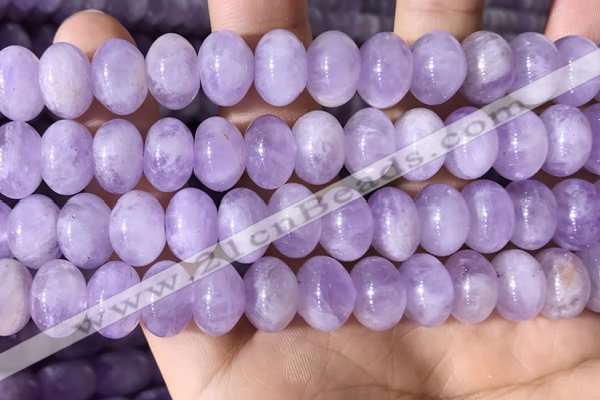 CNA783 15.5 inches 8*12mm rondelle lavender amethyst beads