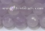 CNA790 15.5 inches 8mmm faceted round lavender amethyst beads