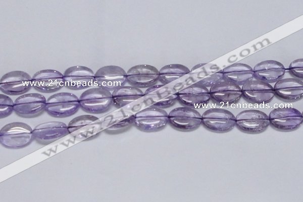 CNA833 15.5 inches 15*20mm oval natural light amethyst beads