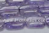 CNA852 15.5 inches 13*18mm rectangle natural light amethyst beads